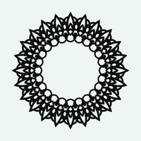decorative round frame. Vector design elements.
