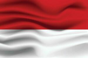 vector flag of indonesia