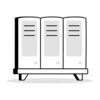 Trendy Player Lockers vector