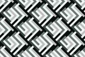 Seamless Abstract Greek Key Background Pattern vector
