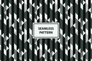 black and white Seamless abstract geometric pattern vector