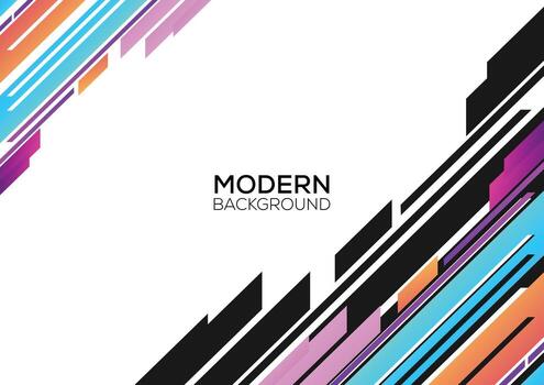 abstract geometric background design gradient colorful vector