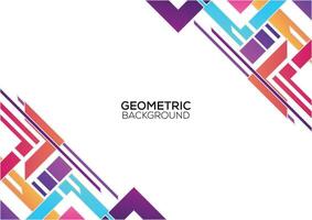 modern geometric colorful background design vector