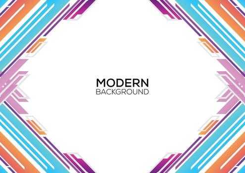 geometric modern abstract background design vector