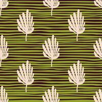 Simple organic shape seamless pattern. Tropical leaves background. Matisse inspired decoration wallpaper. vector