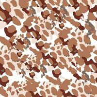 Creative abstract leopard skin seamless pattern. Textured camouflage background. Trendy animal fur wallpaper. vector