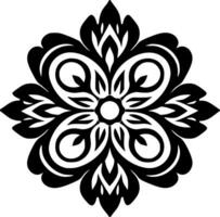 Mandala, Minimalist and Simple Silhouette - Vector illustration