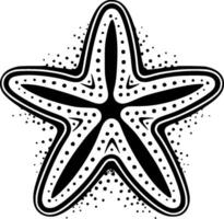 Starfish - Minimalist and Flat Logo - Vector illustration