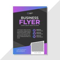 Corporate business flyer template design vector