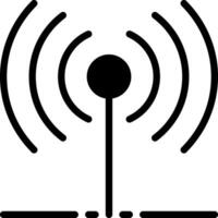 solid icon for signal vector