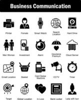 A set of 20 Mix icons as Printer, female, smart watch vector