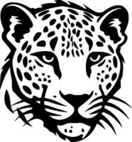 Leopard, Minimalist and Simple Silhouette - Vector illustration