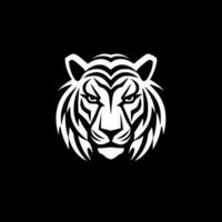 tigre, minimalista y sencillo silueta - vector ilustración