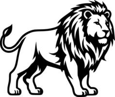 Lion - Minimalist and Flat Logo - Vector illustration