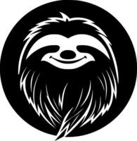 Sloth, Minimalist and Simple Silhouette - Vector illustration