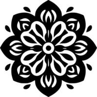 Mandala, Minimalist and Simple Silhouette - Vector illustration