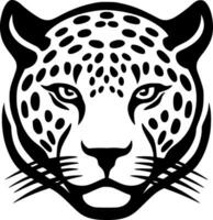 Leopard, Minimalist and Simple Silhouette - Vector illustration