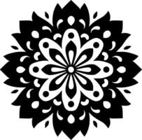 Mandala - Minimalist and Flat Logo - Vector illustration