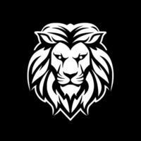 Lion - Minimalist and Flat Logo - Vector illustration