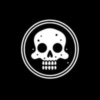 Skull - Minimalist and Flat Logo - Vector illustration