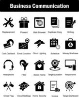 A set of 20 Business icons as replacement, present, web browser vector