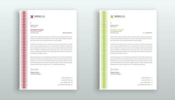 professional creative letterhead template design for your business vector