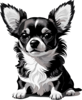 Chihuahua Wonders Exploring the World of the Tiny Pup AI generative png