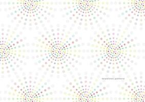 Polka dot Pastel color seamless pattern. vector