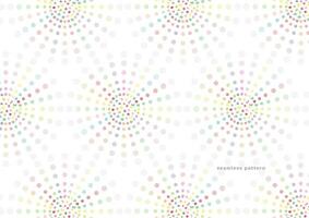 Polka dot Pastel color seamless pattern. vector