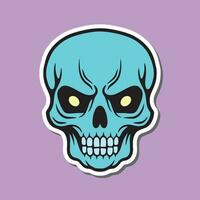 skull hand drawn illustrations for stickers logo tattoo etc vector