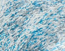 High speed vortex particles, 3d rendering. photo