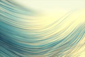 Flowing curves with colorful background, 3d rendering. photo