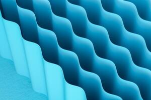 Abstract blank paper, gradient background, 3d rendering. photo