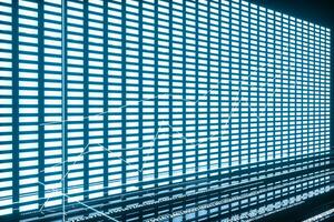 Fluorescent background, geometry of data, 3d rendering. photo