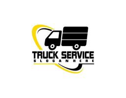 A template of Truck Logo, cargo logo, delivery cargo trucks, Logistic logo vector