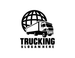 Truck Trailer Logo vector