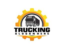 truck logo template vector