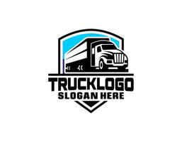 truck logo, Logo truck and trailer. vector