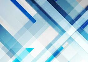 Abstract grey blue hi-tech geometric minimal background vector