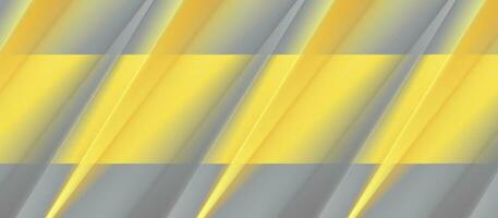 Contrast smooth gray and yellow background vector