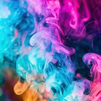 Gradient Smoke Illustration, Generative AI photo