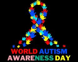 World Autism Awareness Day illustration vector