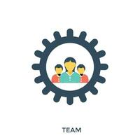 A pencil and presentation with pie graph and data symbolising project management vector