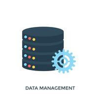 A pencil and presentation with pie graph and data symbolising project management vector