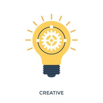 A pencil and presentation with pie graph and data symbolising project management vector
