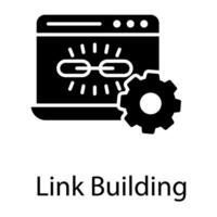 SEO and Development Flat Icon vector