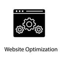 SEO and Development Flat Icon vector