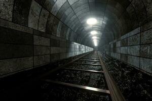 el carril en el cueva, perspectiva antecedentes foto