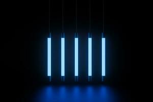 abstract glowing lines, 3d rendering photo