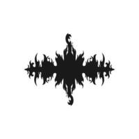 Rorschach test icon. Simple style Rorschach test background symbol. brand logo design element. Rorschach test t-shirt printing. Vector for sticker.